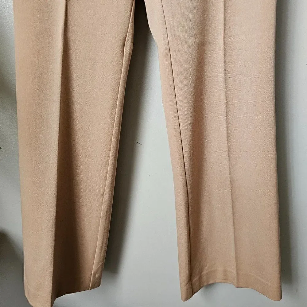 EUC LIKE NEW CHICO'S TAN STRAIGHT SOFT PANTS SIZE 0 / WOMENS SMALL